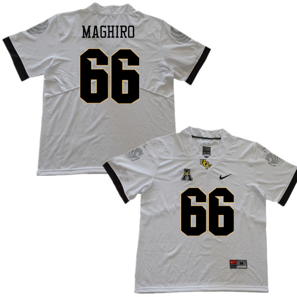 Men #66 Chidoziri Maghiro UCF Knights College Football Jerseys Sale-White